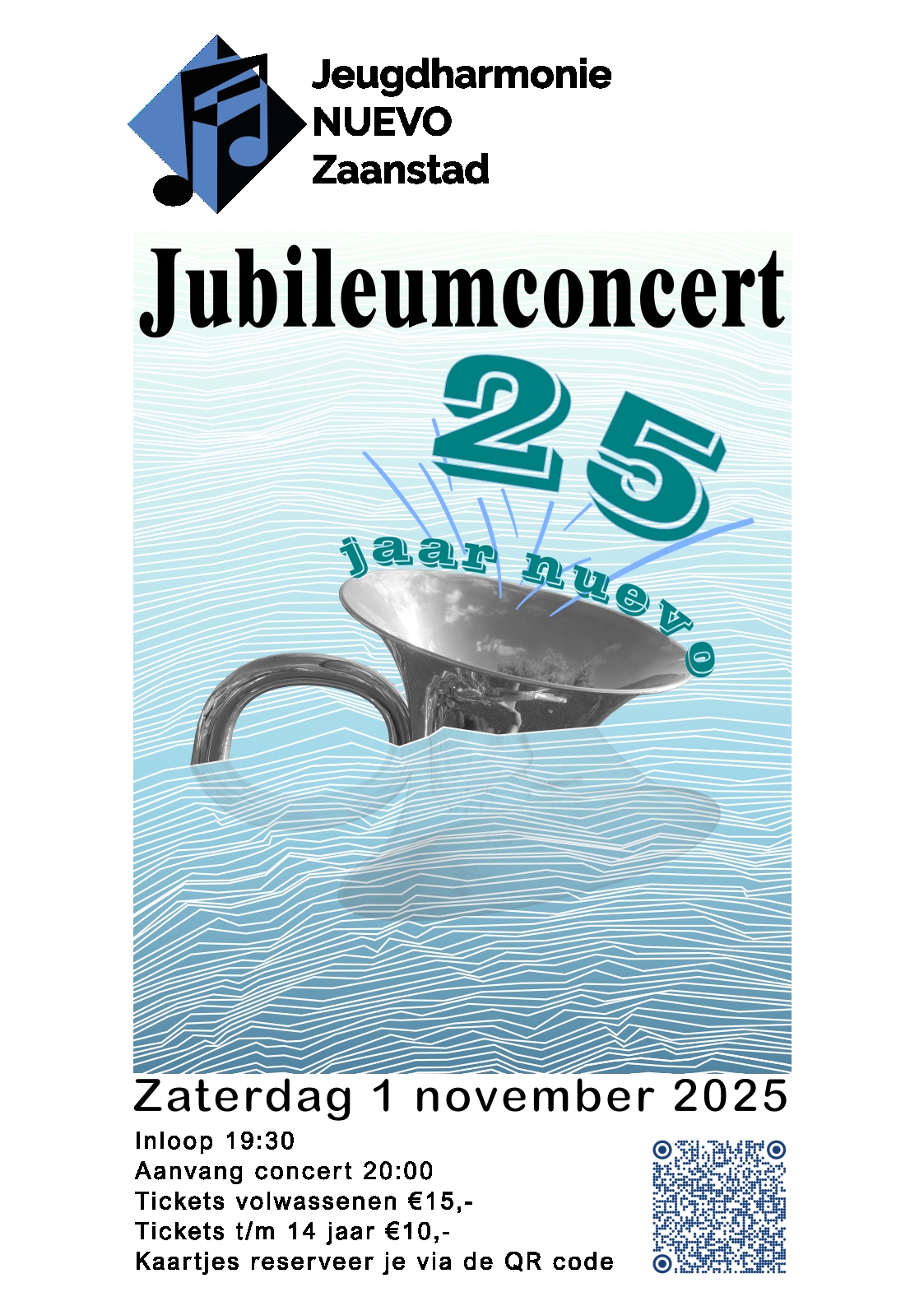 Jubileumconcert 2025 poster